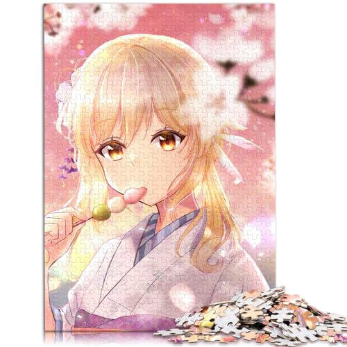 Puzzle 1000 Teile Genshin Impact Lumine Holzpuzzles für Erwachsene und Kinder ab 12 Jahren Tolles Geschenk für Erwachsene Größe: 50 x 75 cm von SIBREA