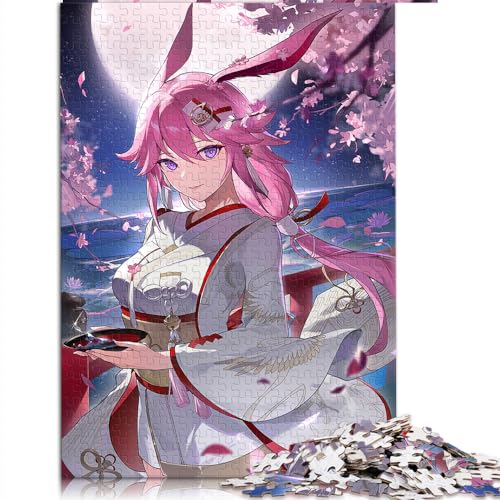 Puzzle 1000 Teile Puzzle Houkai Gakuen Yae Sakura Holzpuzzle Geeignet für Erwachsene und Kinder über 12 Jahre Brain Teaser Puzzle Größe: 50x75cm von SIBREA