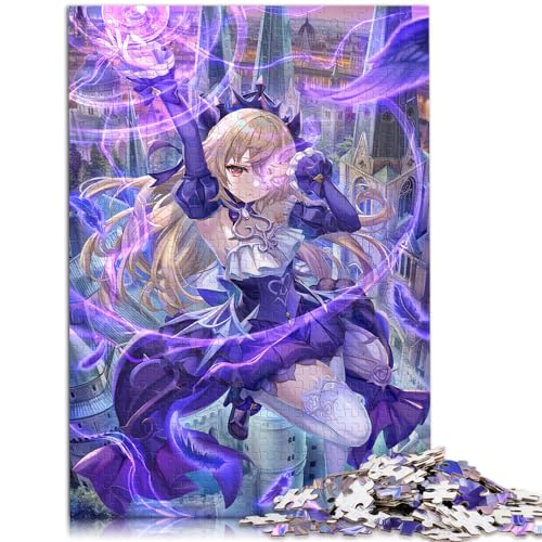 Puzzle 1000 Teile Puzzles für Erwachsene Genshin Impact Fischl Holzpuzzle Geeignet für Erwachsene und Kinder über 12 Jahre Lustige Puzzlespiele Größe: 50 x 75 cm von SIBREA