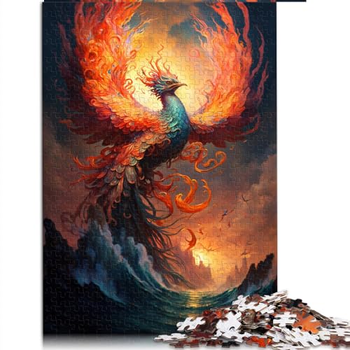 Puzzle 1000 Teile für Erwachsene Phoenix Holzpuzzles für Kinder ab 12 Jahren, Lernspielzeug, Größe: 50 x 75 cm von SIBREA