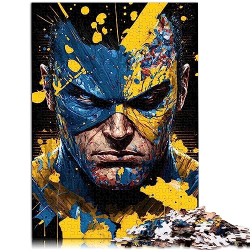 Puzzle Angry Superhero 1000-teiliges Puzzle für Erwachsene, geeignet für Erwachsene, Papppuzzles, Lernspiel, Größe: 26 x 38 cm von SIBREA