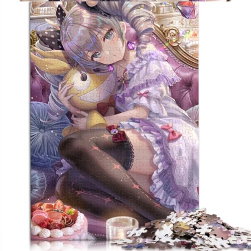 Puzzle für Erwachsene, 1000 Teile, Honkai Impact, Bronya Zaychik, Holzpuzzle für Erwachsene und Kinder ab 12 Jahren, tolles Geschenk für Erwachsene, Größe: 50 x 75 cm von SIBREA