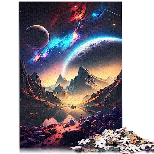 Puzzle für Erwachsene, Außerirdische Oase, 1000-teiliges Puzzle für Erwachsene und Kinder, Papppuzzle, Heimdekoration, Größe: 26 x 38 cm von SIBREA