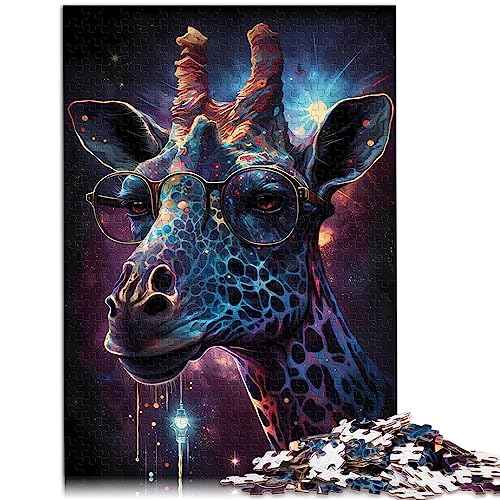 Puzzle für Erwachsene, Giraffe, 1000 Teile, Puzzle für Jugendliche und Erwachsene, Papppuzzle, Lernspiel für Erwachsene, Kinder, Größe: 26 x 38 cm von SIBREA