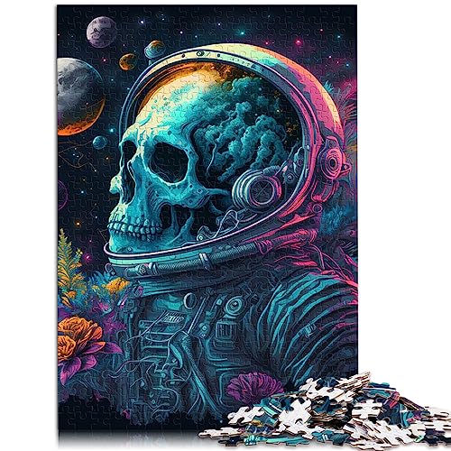 Puzzle für Erwachsene, Totenkopf-Astronaut, für Erwachsene, 1000-teiliges Puzzle, Lernspiele, Holzpuzzle für Kinder ab 12 Jahren, Spielzeug-Wanddekoration, Größe: 50x75 cm Puzzle für Erwachsene, Totenkopf-Astronaut, für Erwachsene, 1000-teiliges Puzzle, Lernspiele, Holzpuzzle für Kinder ab 12 Jahren, Spielzeug-Wanddekoration, Größe: 50x75 cm von SIBREA