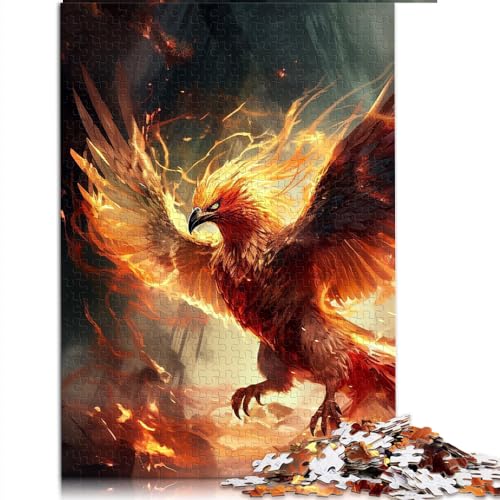 Puzzle für Erwachsene Phoenix 1000 Teile Puzzle für Erwachsene Teenager PapppuzzlesSpielspielzeug Größe: 26 x 38 cm von SIBREA