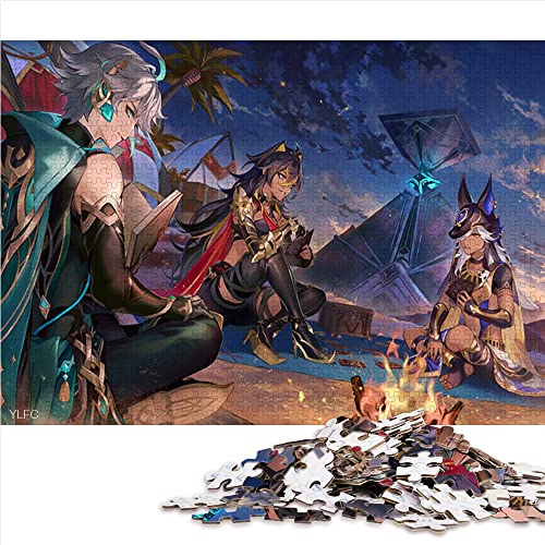 Puzzle für Erwachsene Puzzle 1000 Teile Genshin Impact Dehya Holzpuzzle Puzzles für 12-Jährige Geschenk für Erwachsene und Kinder Größe: 50 x 75 cm von SIBREA