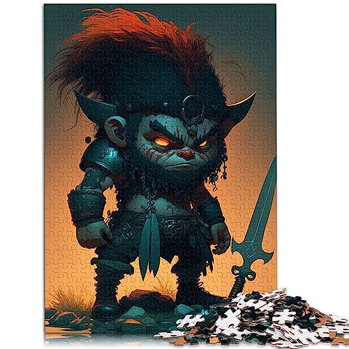 Puzzle für Erwachsene: EIN Weiser Elf, magischer Kobold, 1000 Teile, für Erwachsene, Kinder ab 12 Jahren, Papppuzzles, Lernspielzeug, Größe: 26 x 38 cm von SIBREA