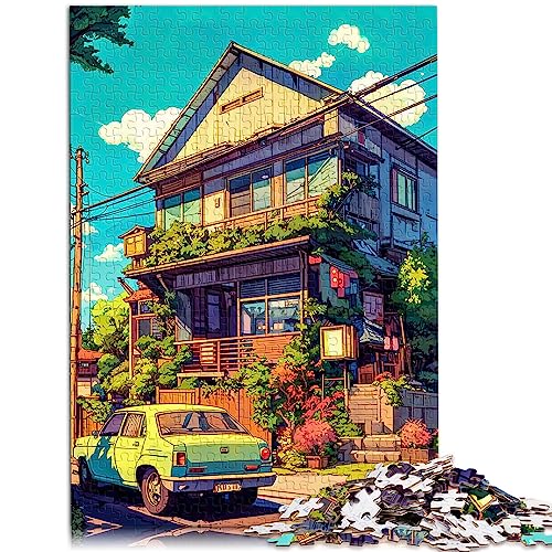 Puzzle im japanischen Stil, 1000-teiliges Puzzle für Erwachsene, Holzpuzzle, geeignet für Erwachsene und Kinder über 12 Jahre. Spielspielzeug, Größe: 50x75 cm von SIBREA