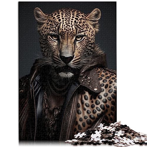Puzzles Cooles Jaguar-Puzzle mit 1000 Teilen für Erwachsene und Kinder ab 12 Jahren, Papppuzzles, Lernspiele für Erwachsene und Kinder, Größe: 26 x 38 cm von SIBREA