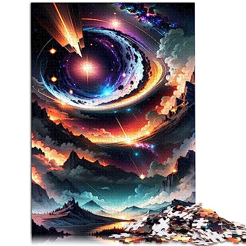 Puzzles für Erwachsene, Geschenke, Kosmos-Berglandschaft, 1000-teiliges Puzzle für Erwachsene, Puzzle aus Holz, Puzzles für 12-Jährige, Rätselspiel, Größe: 50x75 cm von SIBREA