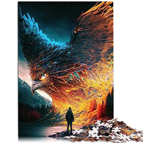 Puzzles für Erwachsene, Goldener Adler, 1000 Teile, für Erwachsene, für Erwachsene und Kinder, Papppuzzles, Familienspaß, Puzzles, Größe: 26 x 38 cm von SIBREA