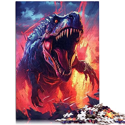 Puzzles für Erwachsene, T-Rex-Dinosaurier-Puzzles, 1000 Teile, geeignet für Kinder ab 12 Jahren, Papppuzzles, lustige Puzzlespiele, Größe: 26 x 38 cm von SIBREA