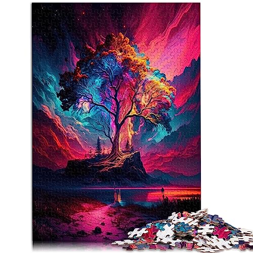 Puzzles für Erwachsene, magische Landschaft für Erwachsene, 1000 Teile, für Erwachsene und Kinder ab 12 Jahren, Papppuzzles, Heimdekoration, Puzzlespielzeug, Größe: 26 x 38 cm von SIBREA