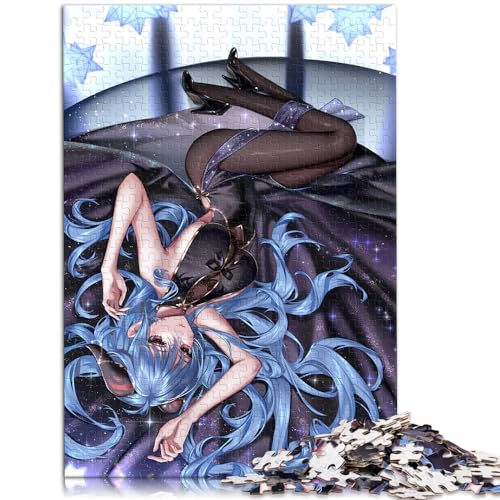 Puzzles für Erwachsene Genshin Impact Ganyu Puzzles 1000 Teile für Erwachsene Puzzles für 12-Jährige PapppuzzlesHeimdekoration Größe: 26x38cm von SIBREA