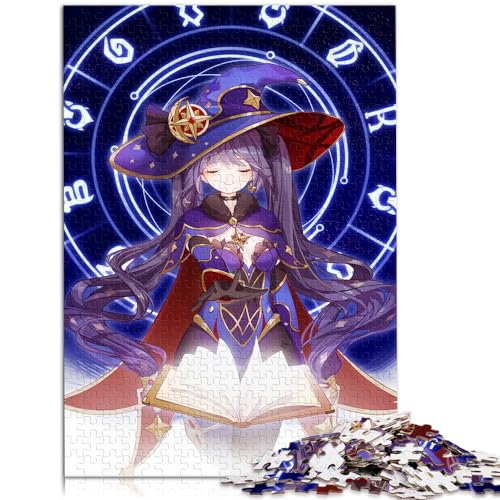 Puzzles für Erwachsene Genshin Impact Mona 1000-teiliges Puzzle für Erwachsene Teenager PapppuzzlesTolles Geschenk für Erwachsene Größe: 26 x 38 cm von SIBREA