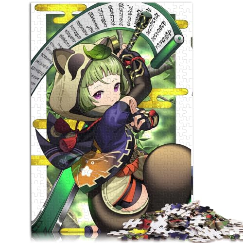 Puzzles für Erwachsene Genshin Impact Sayu Puzzles für Erwachsene 1000 für Erwachsene Familien-PapppuzzlesFamilienspiele Weihnachten Geburtstagsgeschenke Größe: 26x38cm von SIBREA