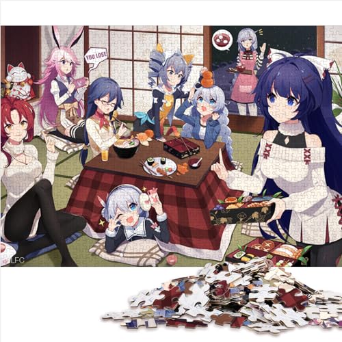 Puzzles für Erwachsene Honkai Star Rail Puzzles 1000 Teile für Erwachsene für Erwachsene Teenager PapppuzzlesGeschenkideen Größe: 26x38cm von SIBREA