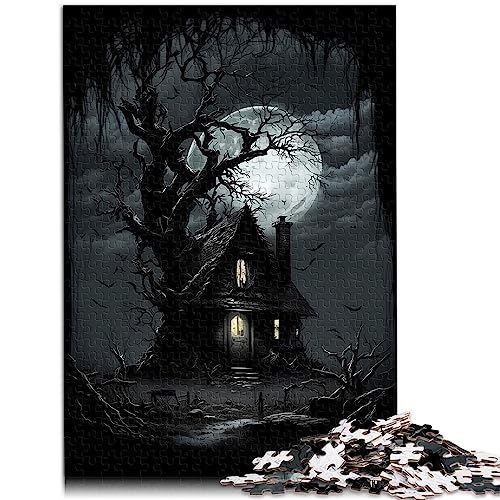 SIBREA Puzzle für Erwachsene Horror Art 1000 Teile Holzpuzzle Puzzles für 12-Jährige - Anspruchsvolles Spiel 50x75 cm von SIBREA