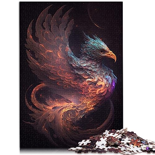 SIBREA Mystic Griffin 1000-teiliges Holzpuzzle für Erwachsene und Kinder ab 12 Jahren - Mystisch, Fantasie, Fortgeschritten, 50x75 cm von SIBREA