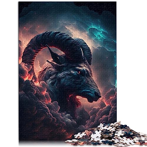 Puzzles für Erwachsene: Ambitionierter Steinbock, 1000-teiliges Puzzle. Holzpuzzle für Erwachsene und Kinder ab 12 Jahren. Intellektuelles Spiel. Größe: 50x75 cm Puzzles für Erwachsene: Ambitionierter Steinbock, 1000-teiliges Puzzle. Holzpuzzle für Erwachsene und Kinder ab 12 Jahren. Intellektuelles Spiel. Größe: 50x75 cm von SIBREA