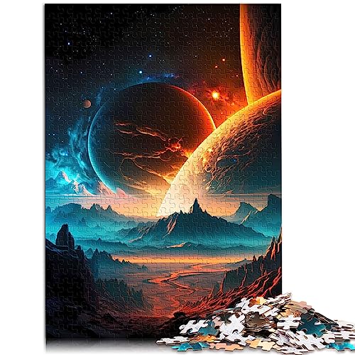 Puzzles für Erwachsene: Stellar Plateau Universe, Puzzles für Erwachsene, 1000 Holzpuzzles für Erwachsene und Kinder, Heim-Lernspiele, DIY-Spielzeug, Größe: 50x75 cm von SIBREA