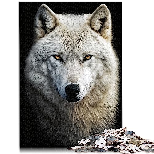 Puzzles für Erwachsenen Wolf, 1000-teiliges Puzzle, Holzpuzzles für Erwachsene und Familien, Geschenke für Freunde und Familie, Größe: 50x75 cm von SIBREA