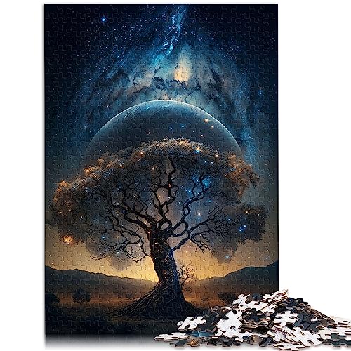 Teenager-Puzzle „Kosmischer Baum des Lebens“, 1000-teiliges Puzzlespiel für Erwachsene und Kinder ab 12 Jahren. Papppuzzles. Tolles Geschenk für Erwachsene. Größe: 26 x 38 cm von SIBREA