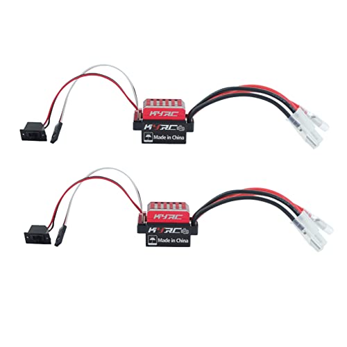 SICOSALT 2X 1060 60A Wasserdichter GebüRsteter ESC Drehzahl Regler VorwäRts Bremse und RüCkwäRts Bremse für Axial Scx10 Trx4 von SICOSALT