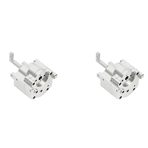 SICOSALT 2X Metall 2 Gang Getriebe Gehäuse Gehäuse Hülle Geschwindigkeit für C14 C24 B14 B36 MN D90 MN-90 MN99S Q65 RC Auto Upgrade Teile von SICOSALT