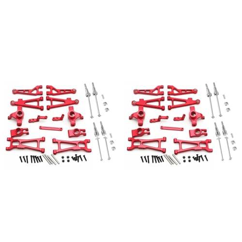 SICOSALT 2X Metall-Antriebswellen-Aufhängungsarm-Set für HBX 16889 16889A 16890 SG1601 SG1602 1/16 RC-Auto-Upgrade-Teile,1 von SICOSALT