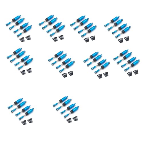 SICOSALT 40X für A959 A959-B A949 A969 A979 K929 Vollmetall-Stoßdämpfer-Dämpfer Upgrade-Zubehör 1/18 RC-Autoteile, Blau von SICOSALT