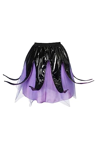 SIDNOR Damenkostüm, Rock, Tutu, Kleid, Halloween, Cosplay, Violett, Klein von SIDNOR