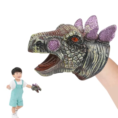 Dinosaurier Handpuppen,Dinosaurier Handpuppe Gummi Spielzeug,Dinosaurier Fingerpuppen,Tragbare Tier Handpuppe,für Kinder Spielzeug Geschenke Halloween Karneval Partydekoration（Für Kinder） von SIEBOLD