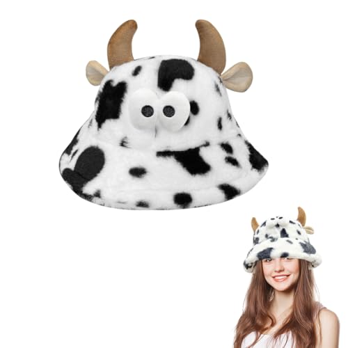 SIEBOLD Plüsch Kuh Hut,Kuhhut mit Ohren,Lustige mütze,Winter Plüsch Mütze,Geeignet für den Winter im Freien,Warme,Karneval Partykostüm Requisiten Partygeschenk SIEBOLD Plüsch Kuh Hut,Kuhhut mit Ohren,Lustige mütze,Winter Plüsch Mütze,Geeignet für den Winter im Freien,Warme,Karneval Partykostüm Requisiten Partygeschenk von SIEBOLD