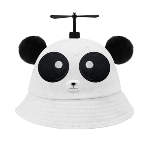 SIEBOLD Propeller mütze,Panda Hut mit Propeller,Propeller Hut,Lustige Panda mützen,Fasching hut,für Erwachsene und Kinder für Karneval Partykostüm Requisiten Partygeschenk von SIEBOLD