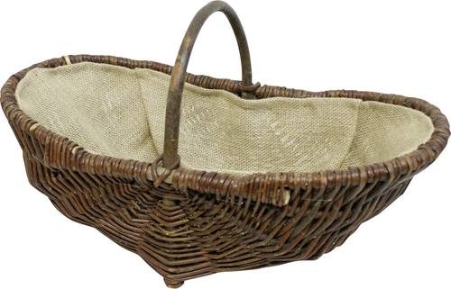 Siena Garden 01005.4/L Weidenkorb mit Jute 55 x 29 x24 cm, oval 1St. von SIENA GARDEN