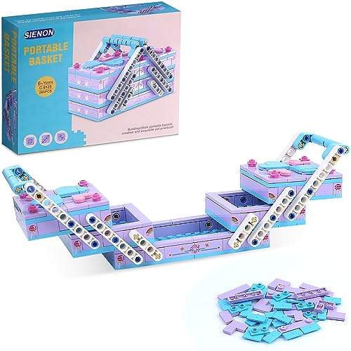 SIENON Dots Mehrschichtig Schmuckkästchen, Bastelset Kinderzimmer-Deko, Schreibtisch-Organizer oder Ablagefächer, BAU-Schmuckkästchen-Set mit 3 Lagen, Kreative BAU-Geschenkidee für Kinder ab 6 Jahren von SIENON