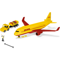 SIKU 1702 DHL Frachtflugzeug mit Zubehör von SIKU