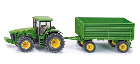 Siku Traktor Mit Anhänger John Deere 1:50 von SIKU