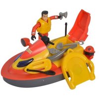 SIMBA 109251048 Feuerwehrmann Sam Juno, Jet Ski mit Figur von SIMBA FEUERWEHRMANN SAM