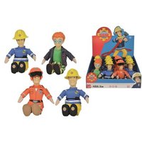 SIMBA 109252107 Feuerwehrmann Sam Plüschfigur mit Vinylkopf, 4-sort. von SIMBA FEUERWEHRMANN SAM