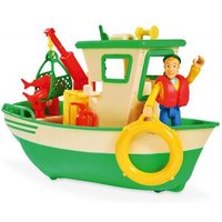 SIMBA 109252574 Feuerwehrmann Sam - Charlies Fischerboot mit Figur von SIMBA FEUERWEHRMANN SAM