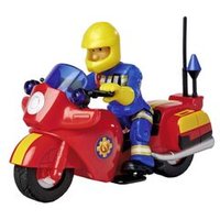 SIMBA 109252654 Sam Feuerwehr Motorrad mit Figur von SIMBA FEUERWEHRMANN SAM