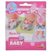 SIMBA 105560017 NBB New Born Baby Schuhset (3 Paar) von SIMBA NBB