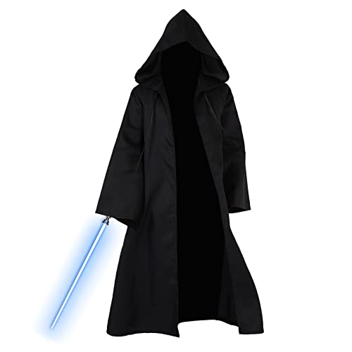 SINSEN Jedi Robe für Erwachsene Kapuzenumhang Jedi Cape Halloween Weihnachten Cosplay Kostüm Vampirumhang Halloween Cape Party Kostüm Requisiten SINSEN Jedi Robe für Erwachsene Kapuzenumhang Jedi Cape Halloween Weihnachten Cosplay Kostüm Vampirumhang Halloween Cape Party Kostüm Requisiten von SINSEN