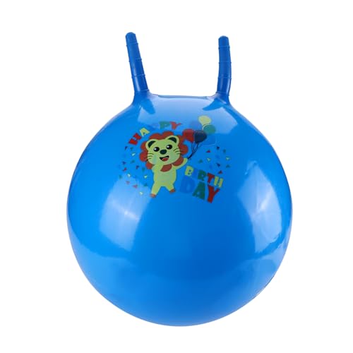 Sprungball Jungen Mädchen Hopperball mit Griff Hüpfball Aufblasbar Hopper Ball mit Pumpe Kinder Spielzeug Groß Belastbarkeit Spitzenhüpfer im Alter 3-6 Jahren Sprungball für Drinnen Draußen Garten von SIQITECH