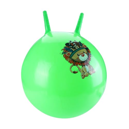 Sprungball Jungen Mädchen Hopperball mit Griff Hüpfball Aufblasbar Hopper Ball mit Pumpe Kinder Spielzeug Groß Belastbarkeit Spitzenhüpfer im Alter 3-6 Jahren Sprungball für Drinnen Draußen Garten von SIQITECH