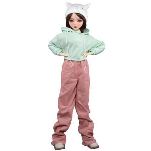 SISON BENNE Fashion Collection BJD Puppen 1/3 SD Mädchen Puppen 22inch Weibliche Ball Jointed Puppe DIY Spielzeug mit vollem Satz Outfits Kleidung, handbemaltes Make-up (Jaja) von SISON BENNE