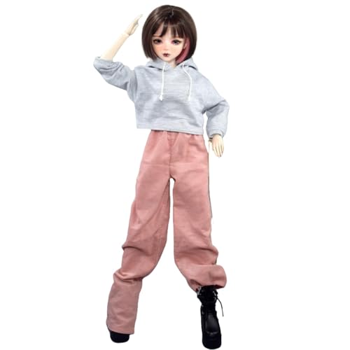 SISON BENNE Fashion Collection BJD Puppen 1/3 SD Mädchen Puppen 22inch Weibliche Ball Jointed Puppe DIY Spielzeug mit vollem Satz Outfits Kleidung, handbemaltes Make-up (Nene) von SISON BENNE